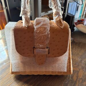 Pamela Munson Lady Bag Honey - Brand New- Ready for Summer